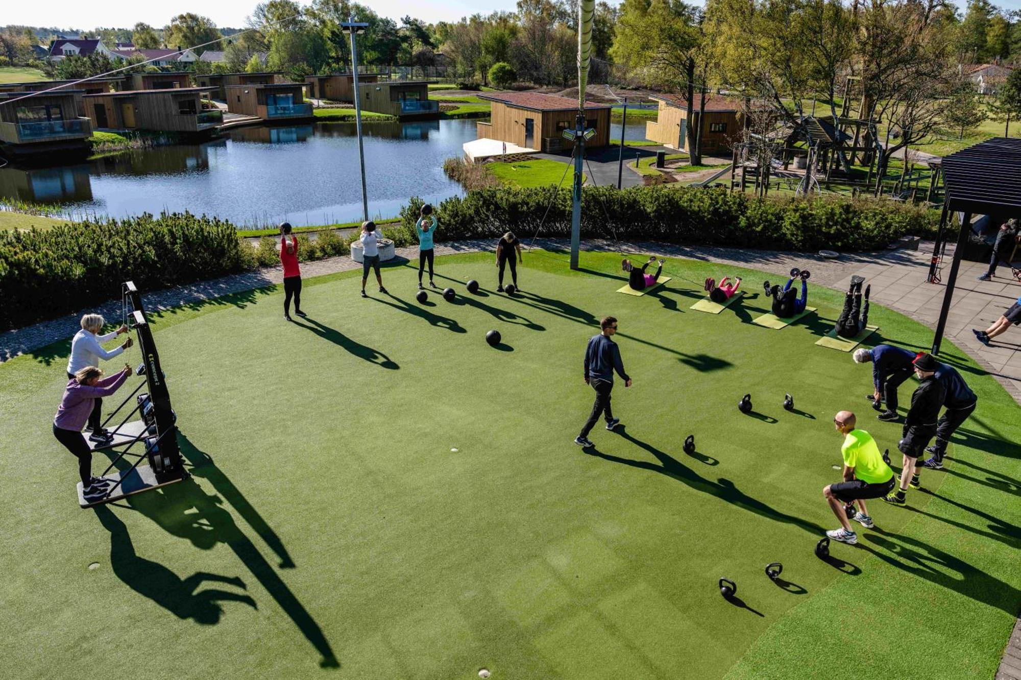 Halmstad Golfarena Hotell & Laegenheter Strandlida Kültér fotó